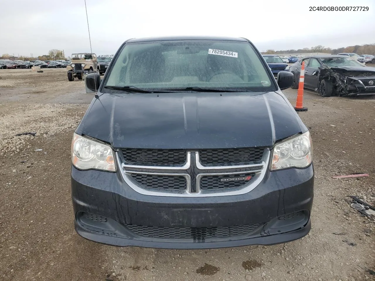 2013 Dodge Grand Caravan Se VIN: 2C4RDGBG0DR727729 Lot: 78205434