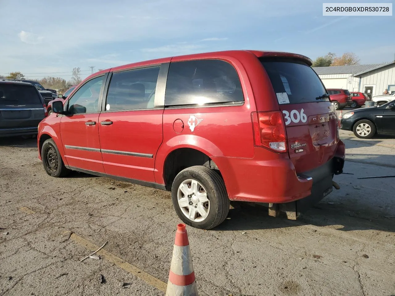 2013 Dodge Grand Caravan Se VIN: 2C4RDGBGXDR530728 Lot: 78208094