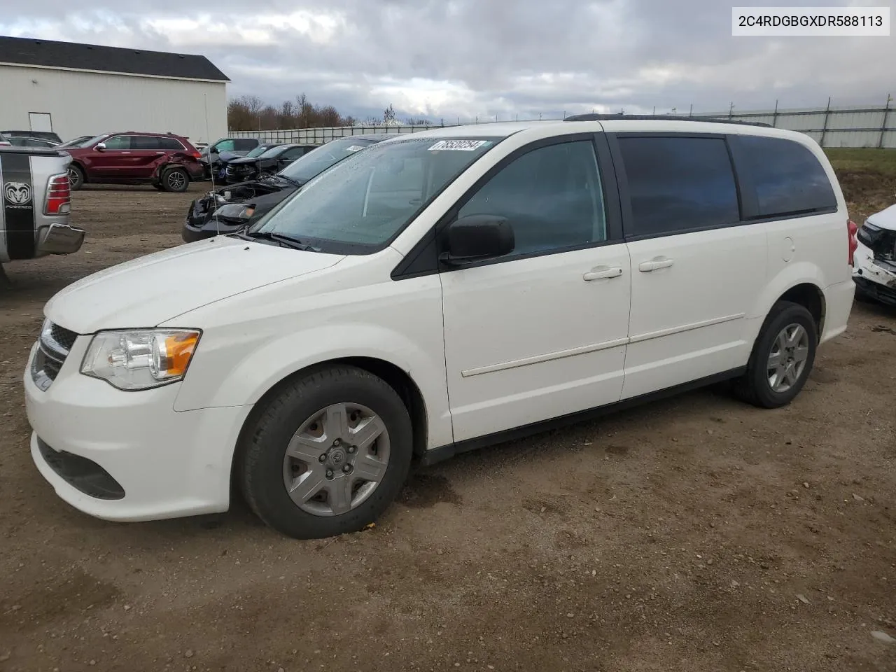 2013 Dodge Grand Caravan Se VIN: 2C4RDGBGXDR588113 Lot: 78520254