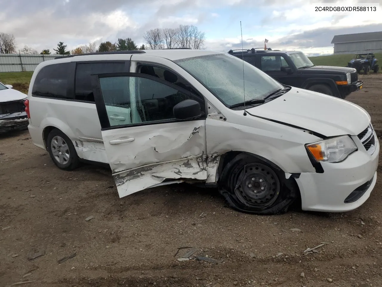 2013 Dodge Grand Caravan Se VIN: 2C4RDGBGXDR588113 Lot: 78520254