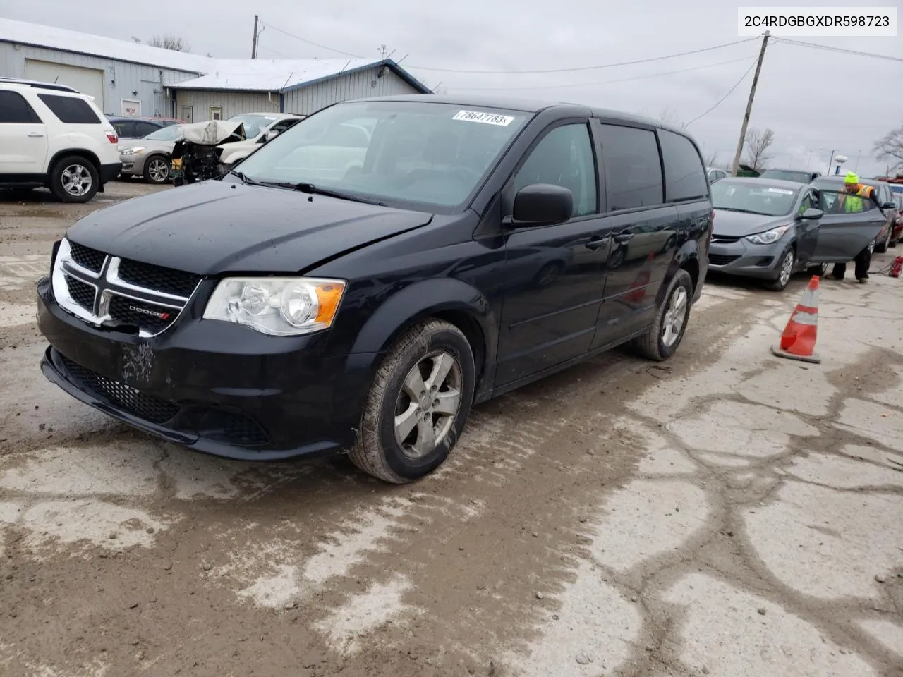 2013 Dodge Grand Caravan Se VIN: 2C4RDGBGXDR598723 Lot: 78647783