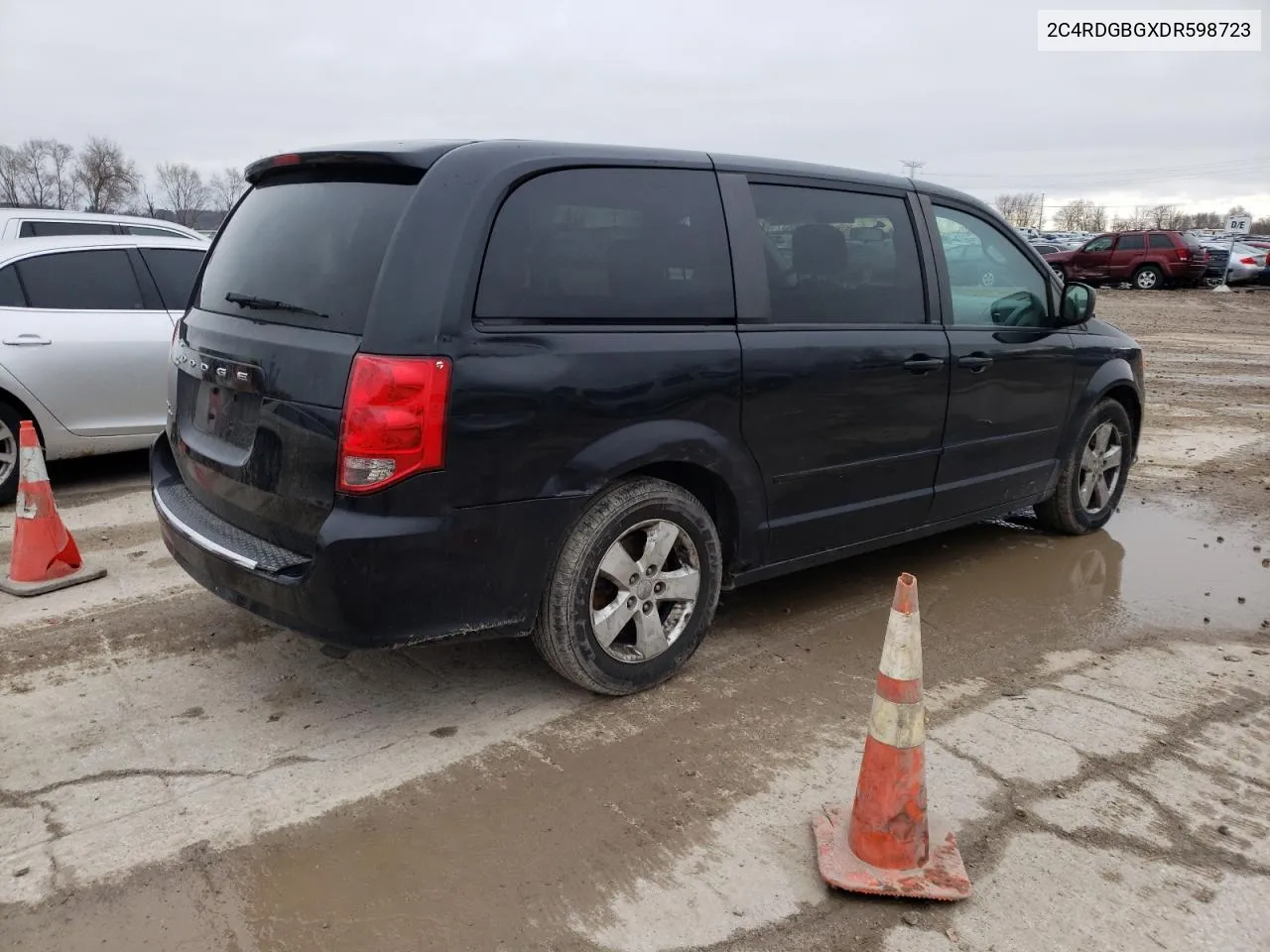 2013 Dodge Grand Caravan Se VIN: 2C4RDGBGXDR598723 Lot: 78647783