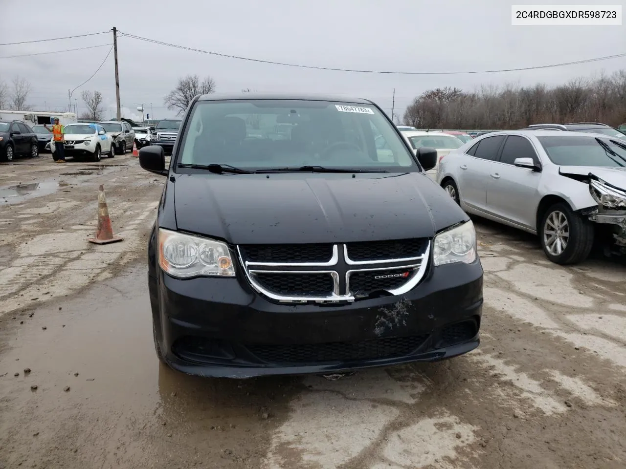 2013 Dodge Grand Caravan Se VIN: 2C4RDGBGXDR598723 Lot: 78647783