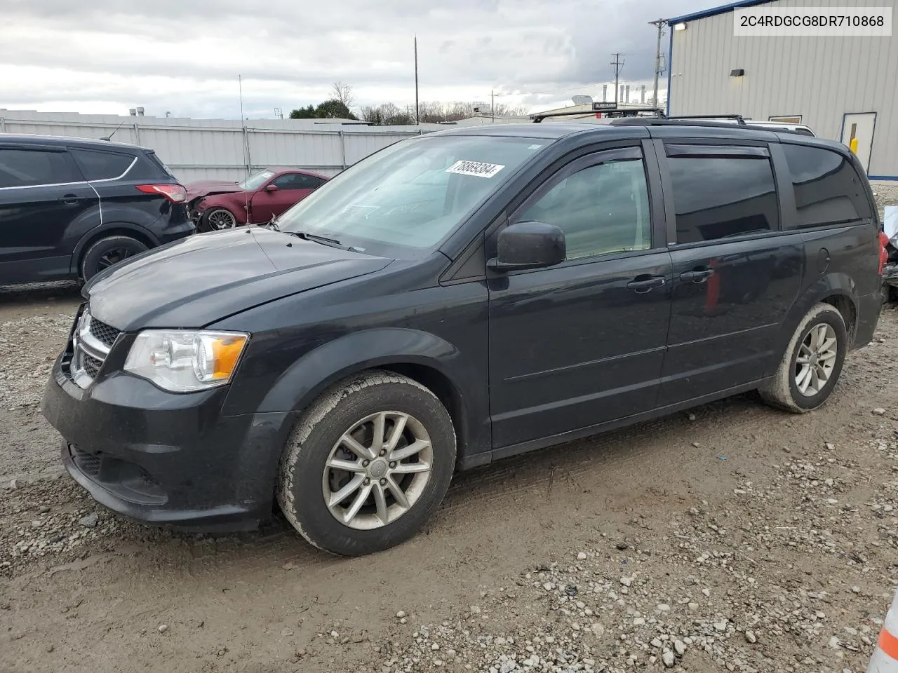 2013 Dodge Grand Caravan Sxt VIN: 2C4RDGCG8DR710868 Lot: 78869384