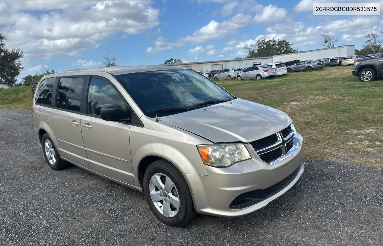 2013 Dodge Grand Caravan Se VIN: 2C4RDGBG0DR533525 Lot: 78907824