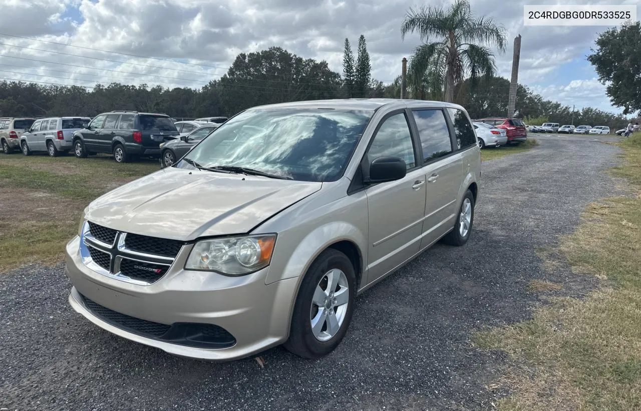 2013 Dodge Grand Caravan Se VIN: 2C4RDGBG0DR533525 Lot: 78907824