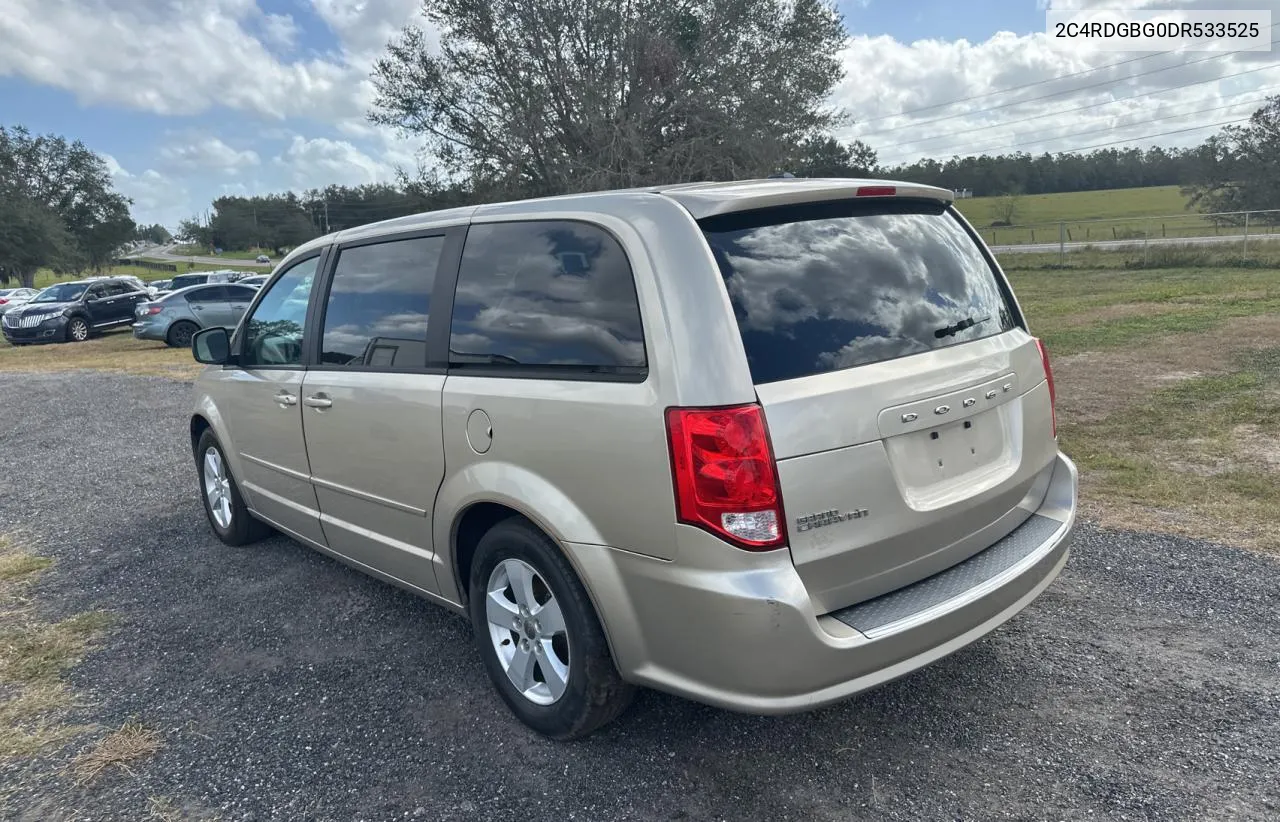 2013 Dodge Grand Caravan Se VIN: 2C4RDGBG0DR533525 Lot: 78907824