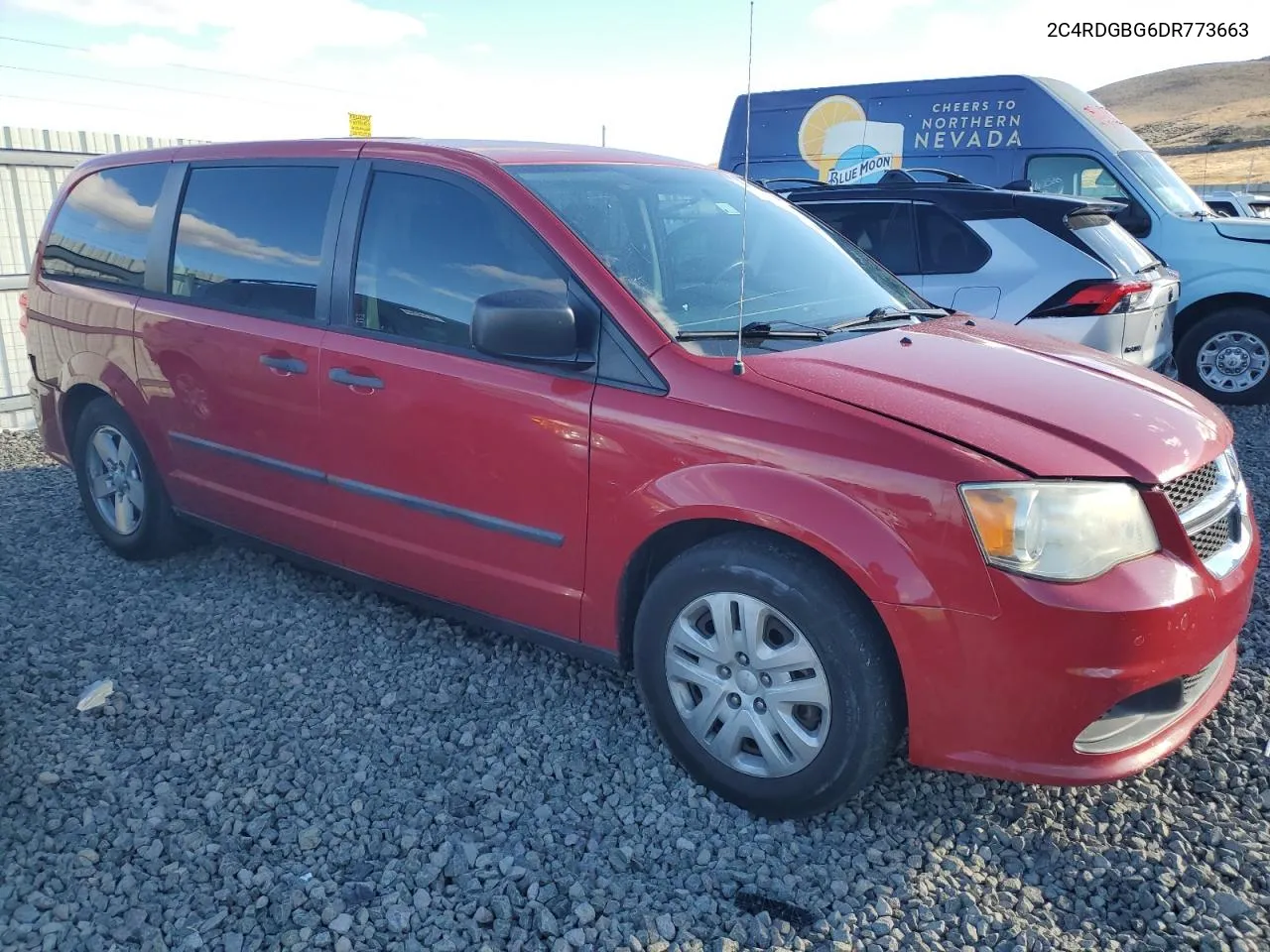 2013 Dodge Grand Caravan Se VIN: 2C4RDGBG6DR773663 Lot: 79048544