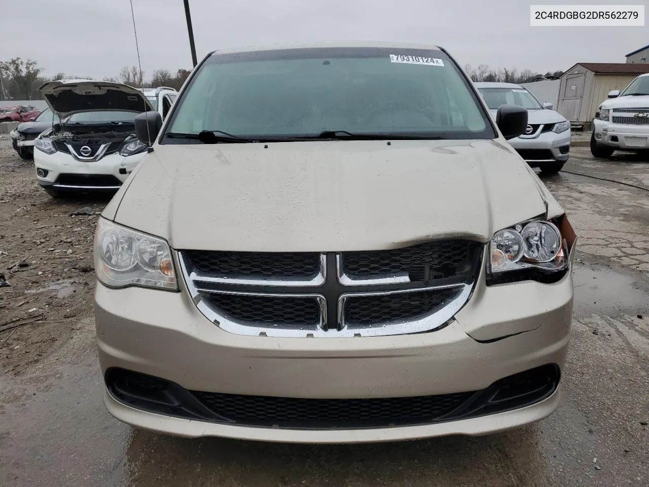 2013 Dodge Grand Caravan Se VIN: 2C4RDGBG2DR562279 Lot: 79310124