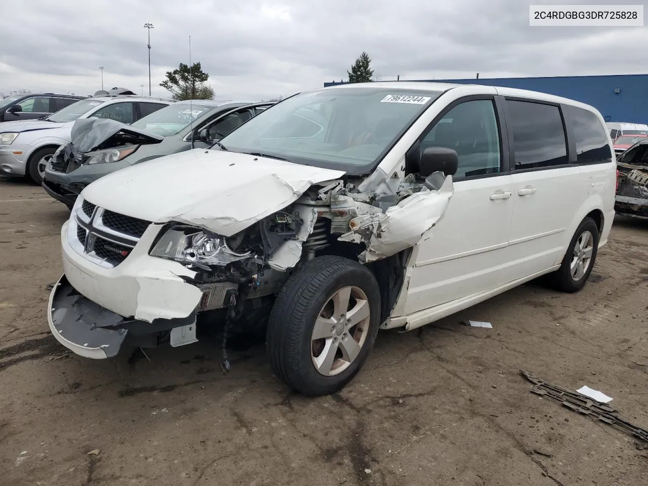 2013 Dodge Grand Caravan Se VIN: 2C4RDGBG3DR725828 Lot: 79612244