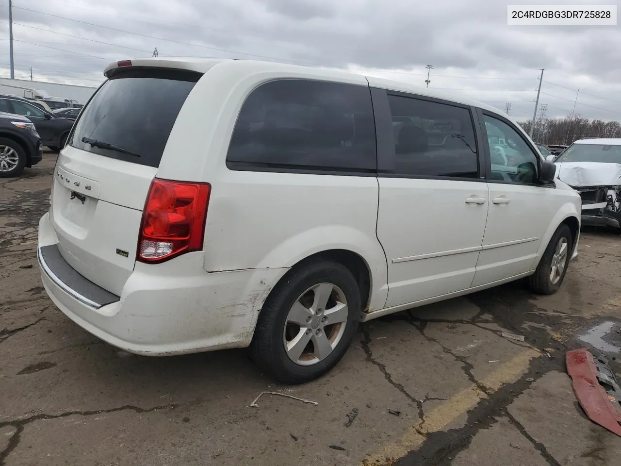 2013 Dodge Grand Caravan Se VIN: 2C4RDGBG3DR725828 Lot: 79612244