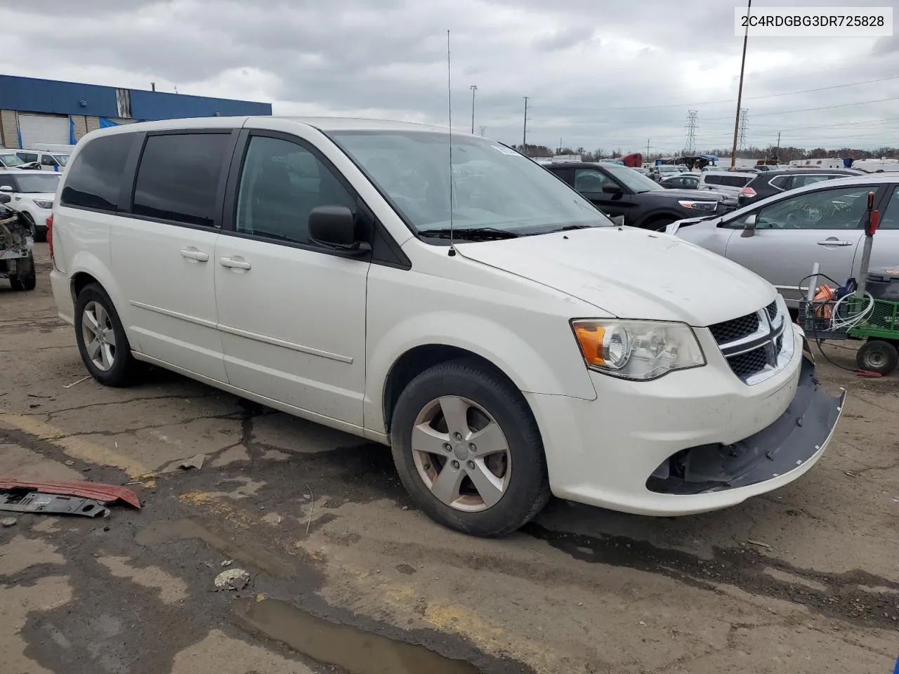 2013 Dodge Grand Caravan Se VIN: 2C4RDGBG3DR725828 Lot: 79612244