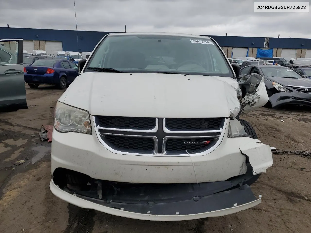 2013 Dodge Grand Caravan Se VIN: 2C4RDGBG3DR725828 Lot: 79612244