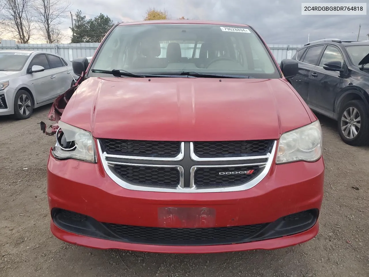 2013 Dodge Grand Caravan Se VIN: 2C4RDGBG8DR764818 Lot: 79628894