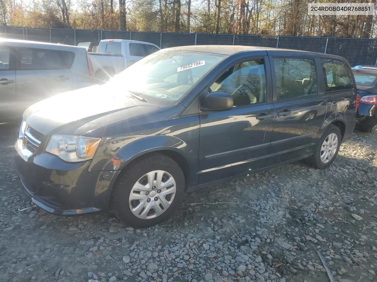 2013 Dodge Grand Caravan Se VIN: 2C4RDGBG4DR768851 Lot: 79652194