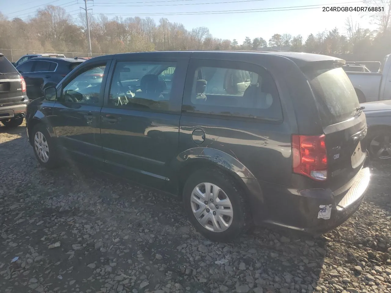 2013 Dodge Grand Caravan Se VIN: 2C4RDGBG4DR768851 Lot: 79652194