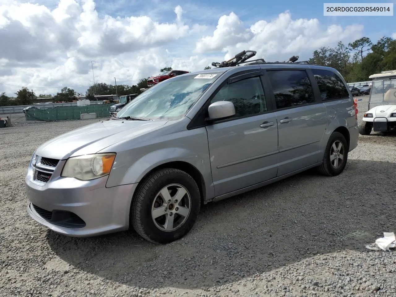 2013 Dodge Grand Caravan Sxt VIN: 2C4RDGCG2DR549014 Lot: 79681174