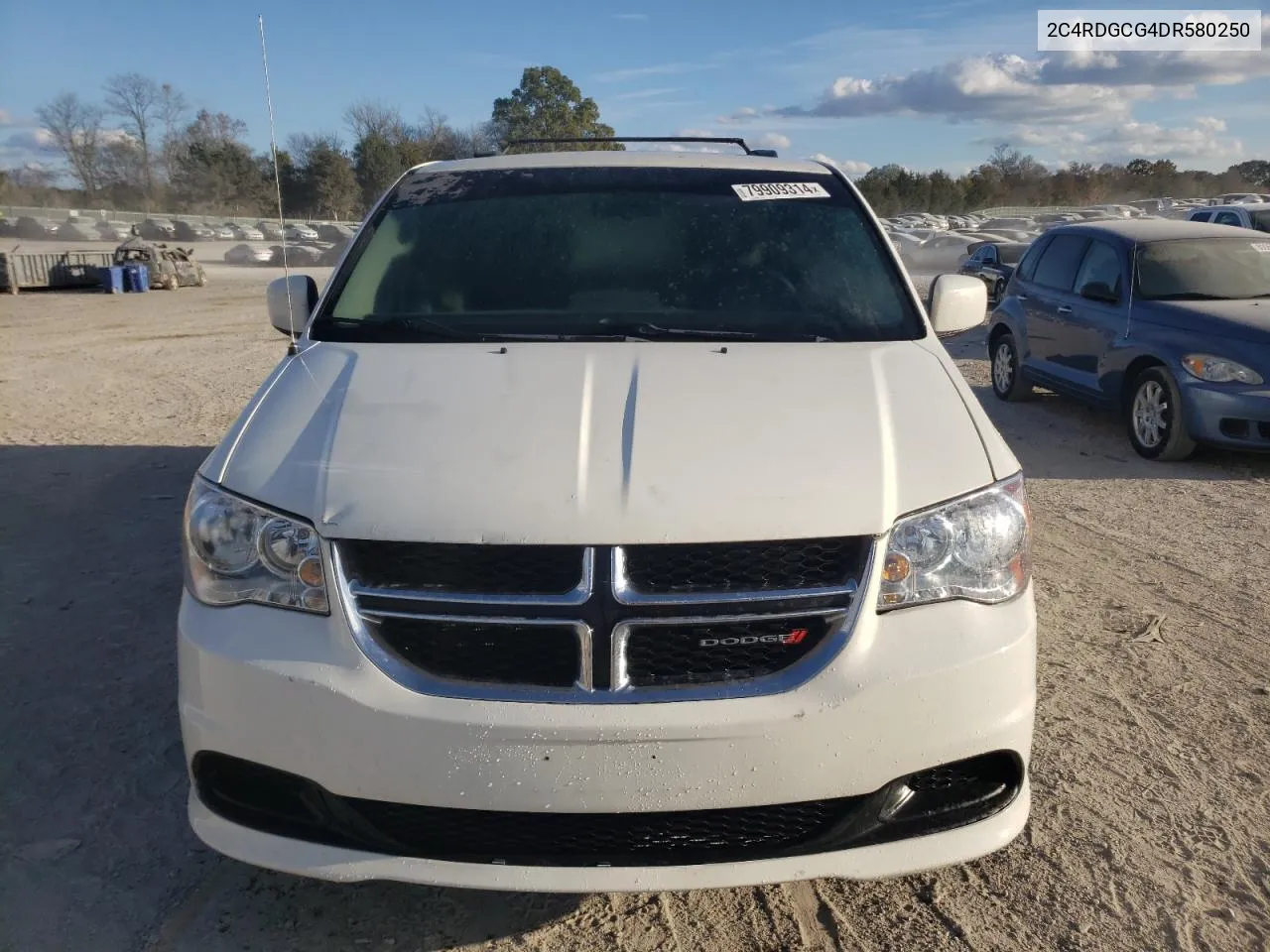 2013 Dodge Grand Caravan Sxt VIN: 2C4RDGCG4DR580250 Lot: 79909314