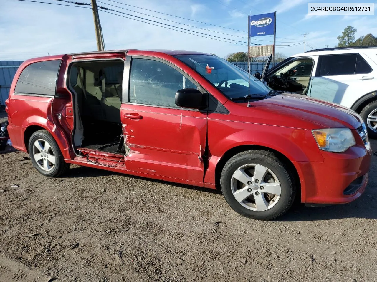 2013 Dodge Grand Caravan Se VIN: 2C4RDGBG4DR612731 Lot: 79942173