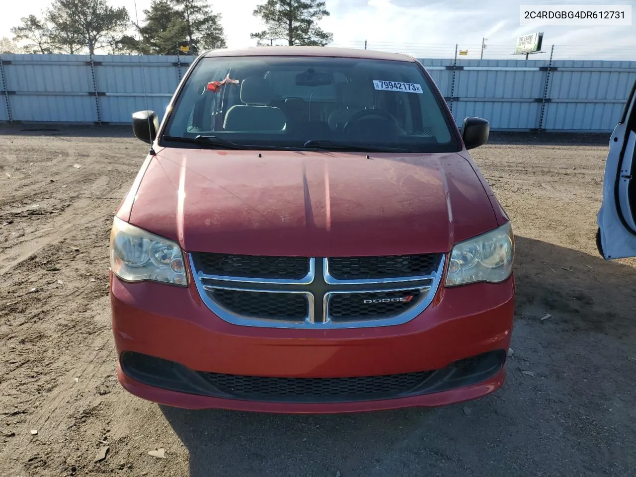 2013 Dodge Grand Caravan Se VIN: 2C4RDGBG4DR612731 Lot: 79942173