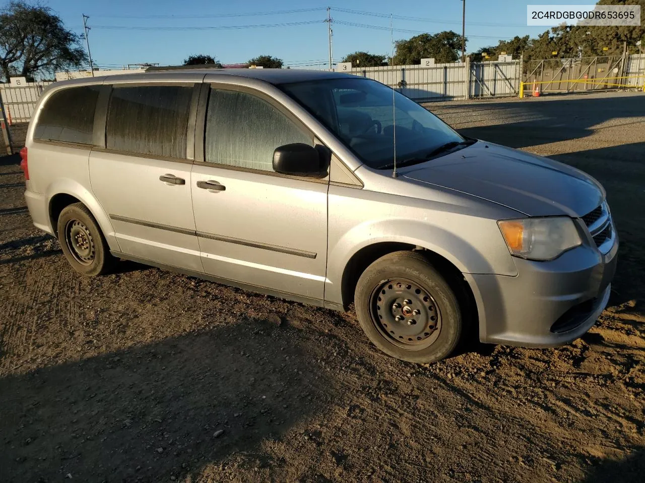 2013 Dodge Grand Caravan Se VIN: 2C4RDGBG0DR653695 Lot: 80056534