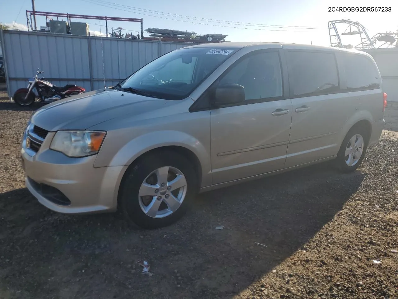 2013 Dodge Grand Caravan Se VIN: 2C4RDGBG2DR567238 Lot: 80590764