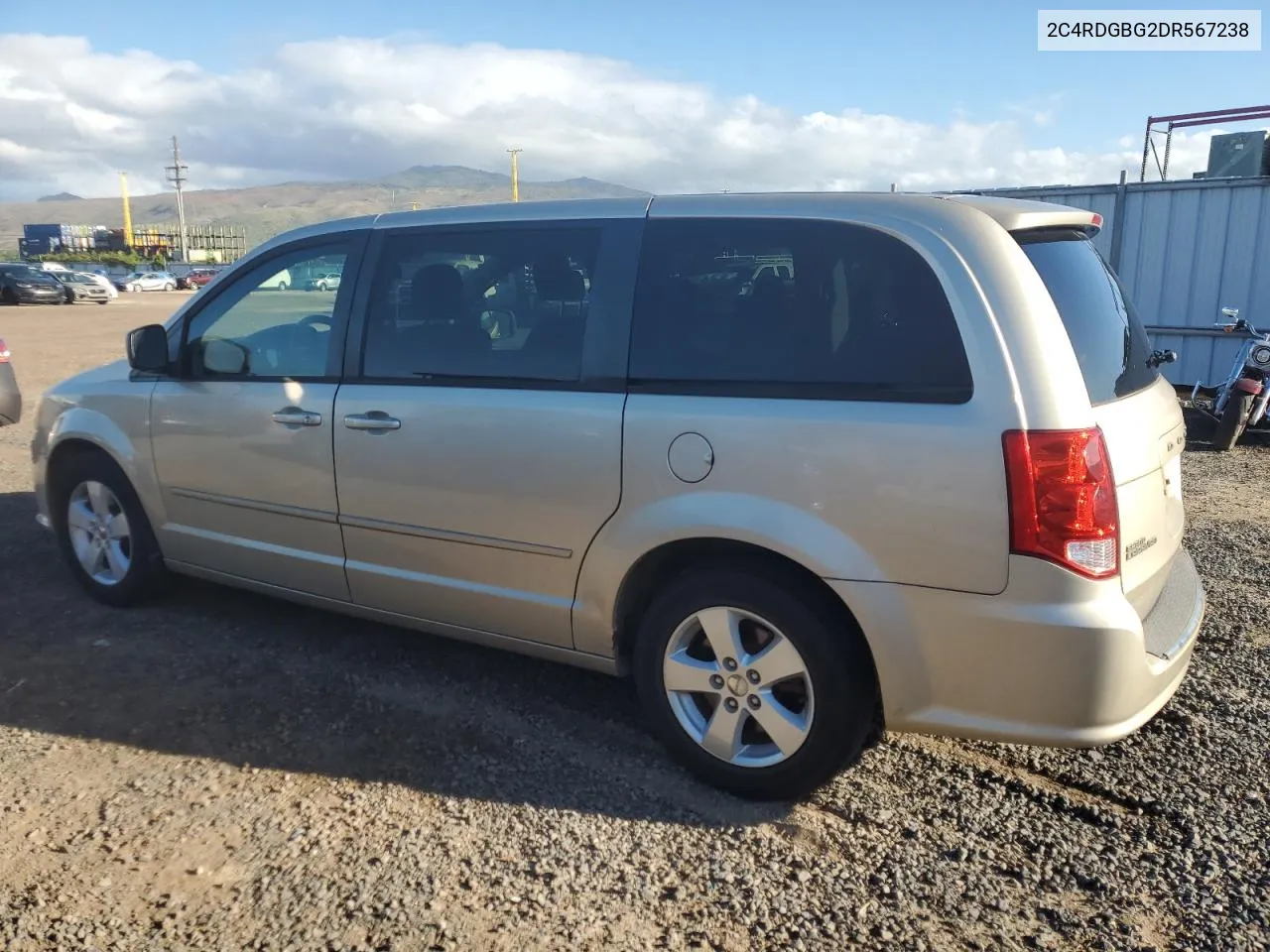 2013 Dodge Grand Caravan Se VIN: 2C4RDGBG2DR567238 Lot: 80590764