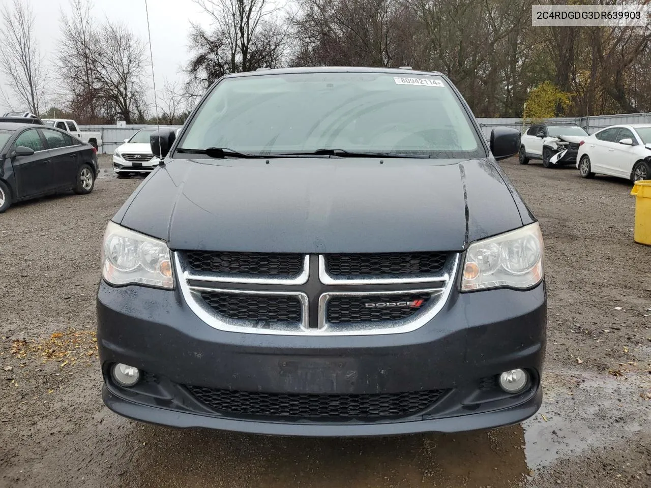 2013 Dodge Grand Caravan Crew VIN: 2C4RDGDG3DR639903 Lot: 80942114