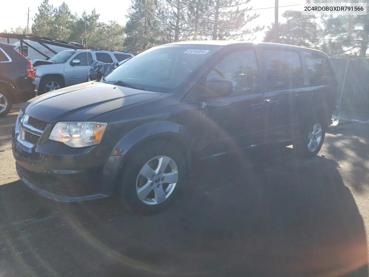 2013 Dodge Grand Caravan Se VIN: 2C4RDGBGXDR791566 Lot: 81246354