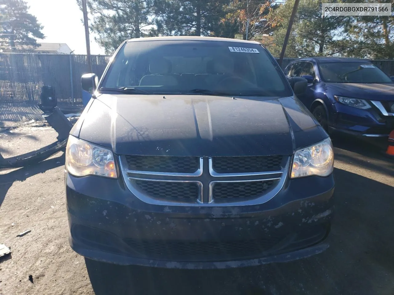 2013 Dodge Grand Caravan Se VIN: 2C4RDGBGXDR791566 Lot: 81246354