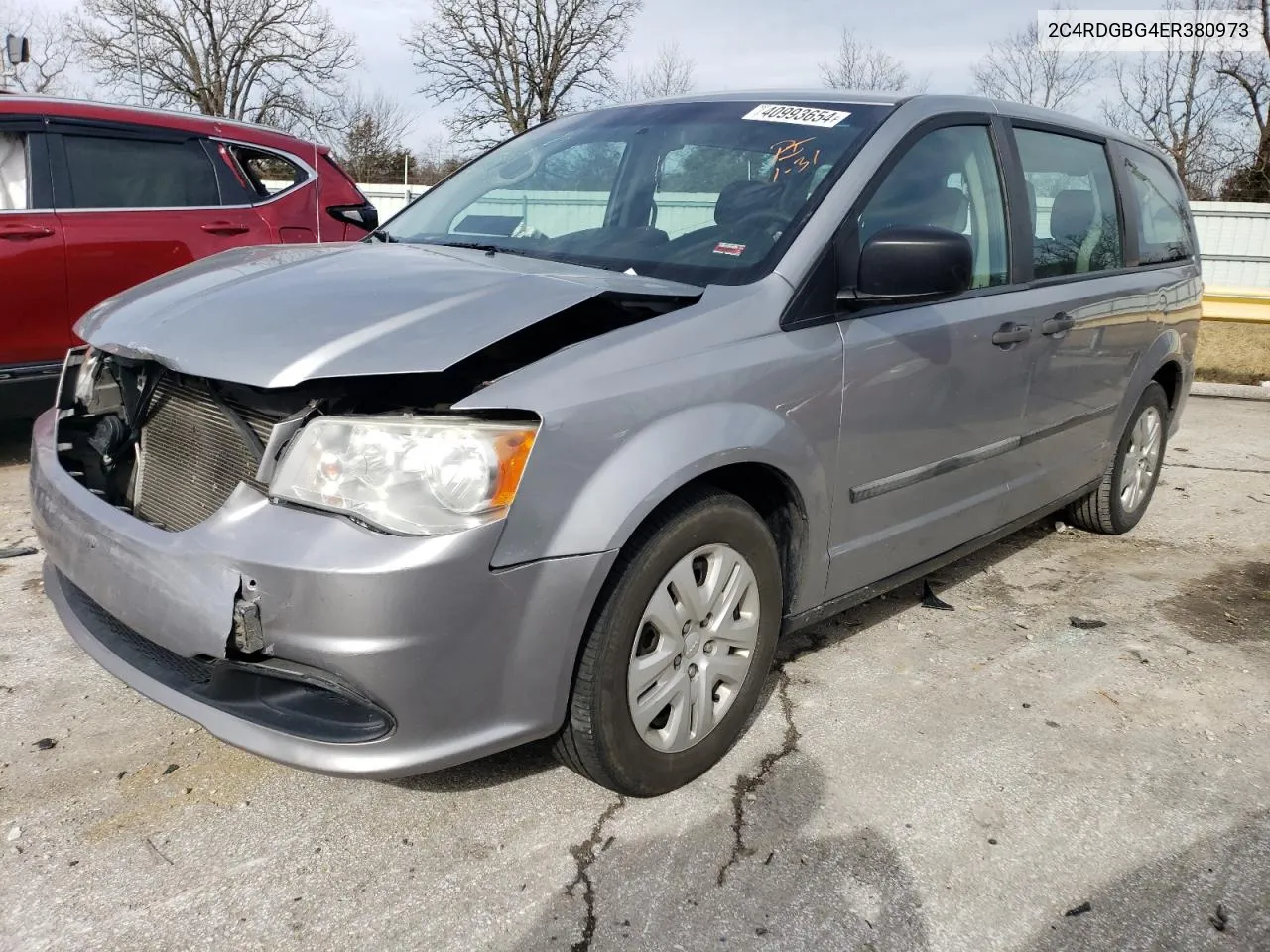 2014 Dodge Grand Caravan Se VIN: 2C4RDGBG4ER380973 Lot: 40993654