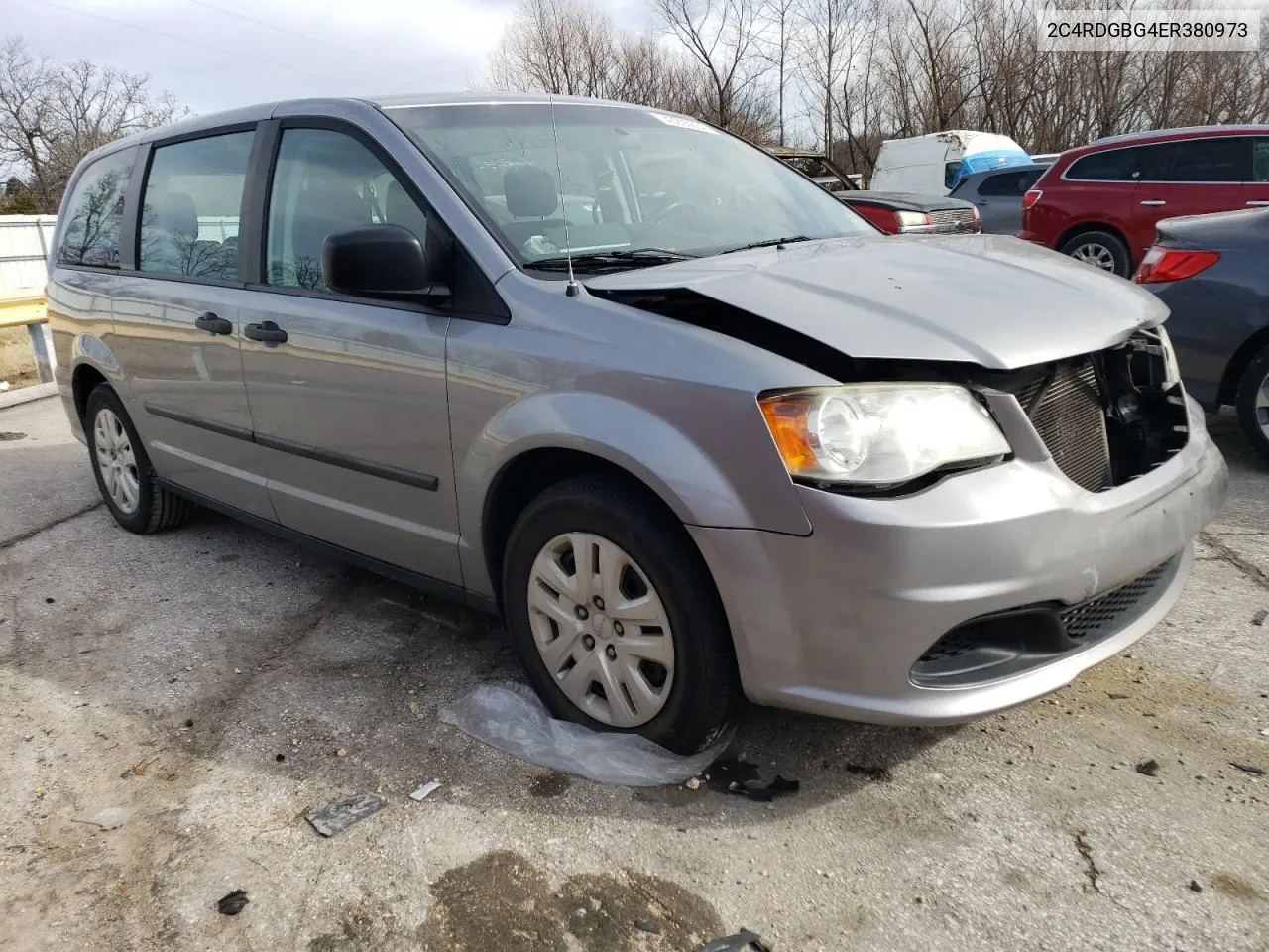 2014 Dodge Grand Caravan Se VIN: 2C4RDGBG4ER380973 Lot: 40993654