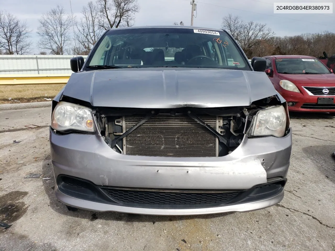 2014 Dodge Grand Caravan Se VIN: 2C4RDGBG4ER380973 Lot: 40993654