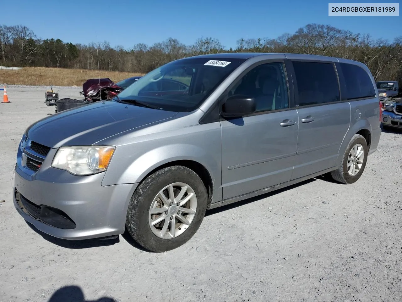 2014 Dodge Grand Caravan Se VIN: 2C4RDGBGXER181989 Lot: 43464164