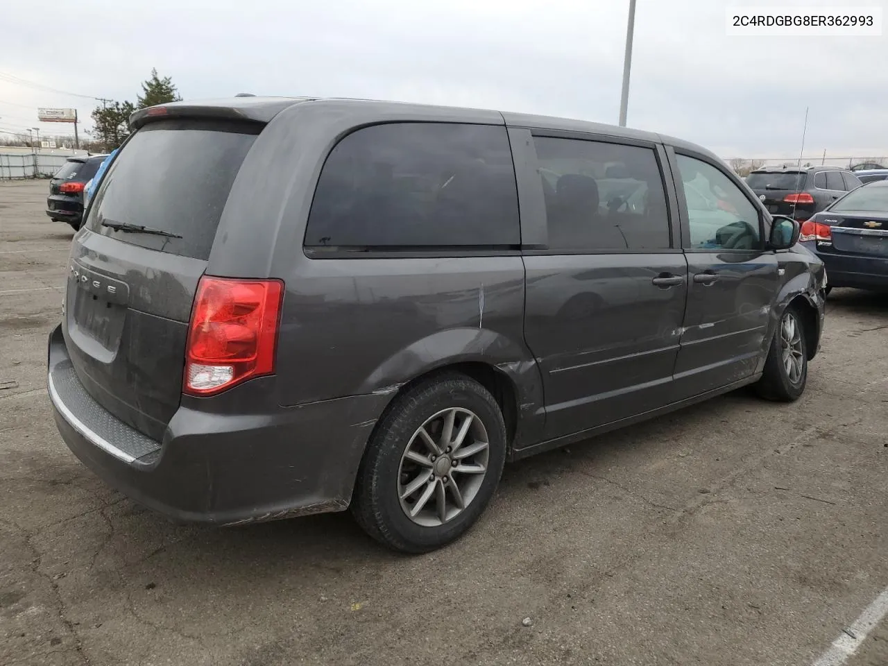 2014 Dodge Grand Caravan Se VIN: 2C4RDGBG8ER362993 Lot: 47871084