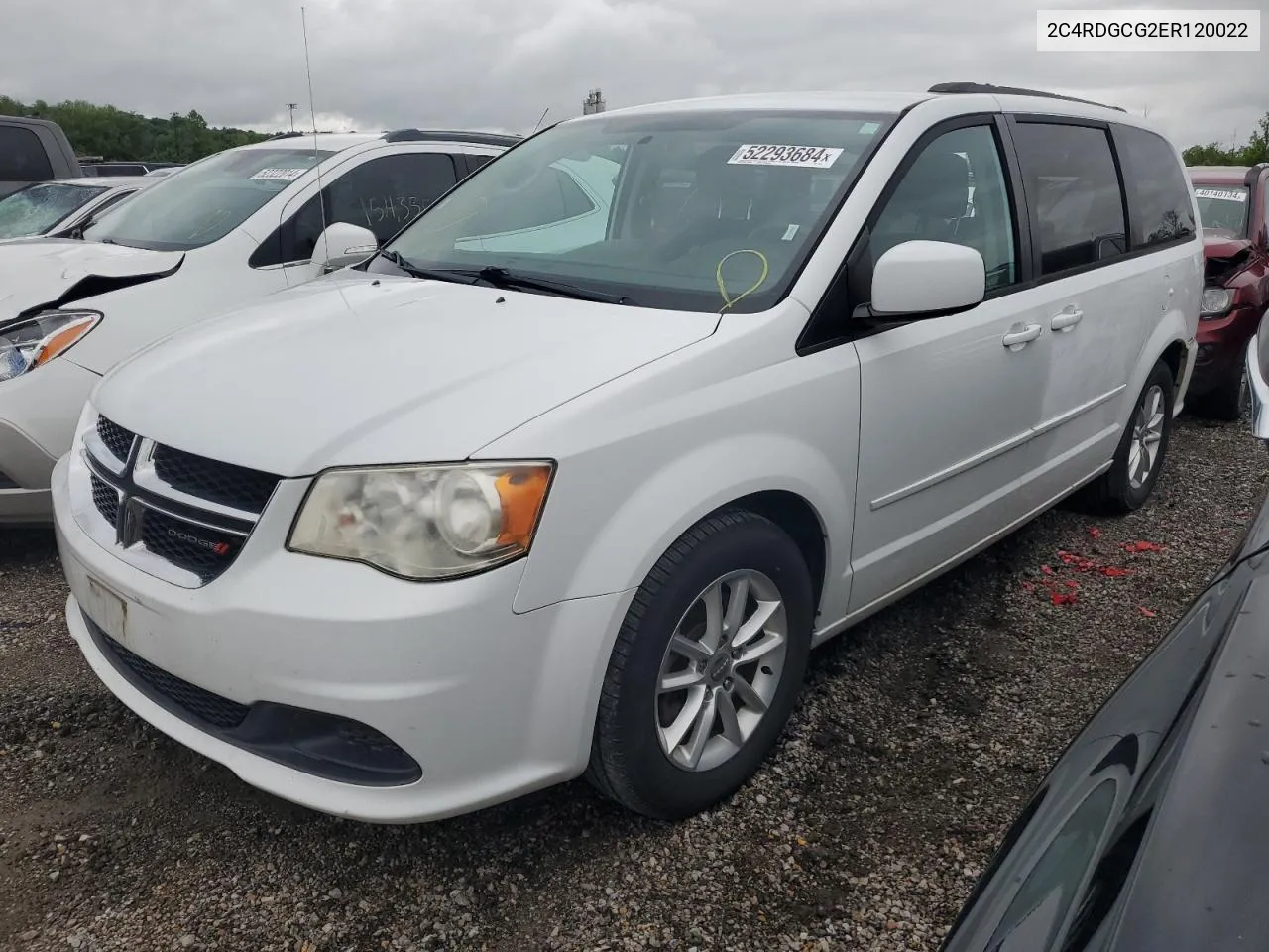 2014 Dodge Grand Caravan Sxt VIN: 2C4RDGCG2ER120022 Lot: 52293684