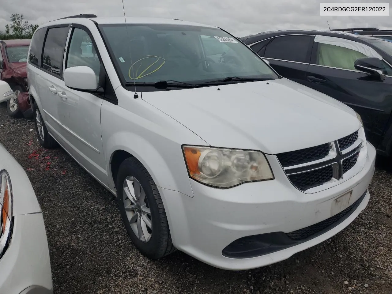 2014 Dodge Grand Caravan Sxt VIN: 2C4RDGCG2ER120022 Lot: 52293684