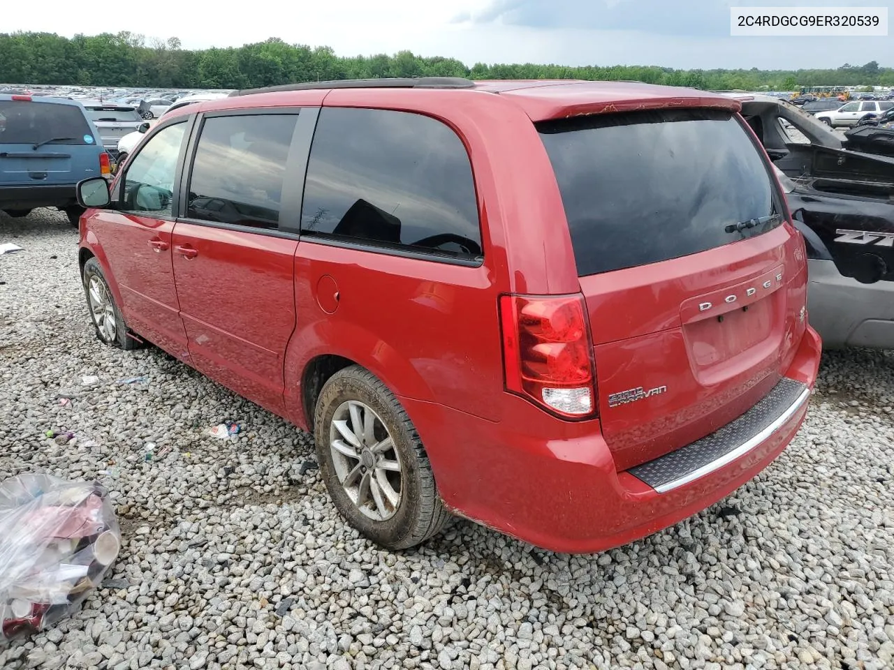 2014 Dodge Grand Caravan Sxt VIN: 2C4RDGCG9ER320539 Lot: 53351124