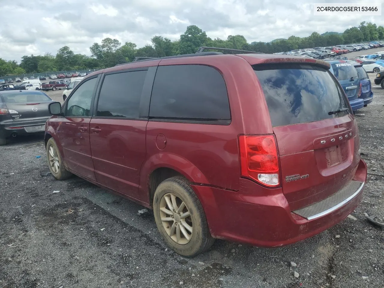 2C4RDGCG5ER153466 2014 Dodge Grand Caravan Sxt