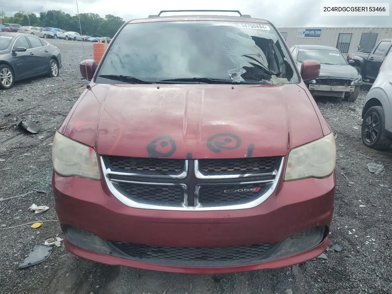 2C4RDGCG5ER153466 2014 Dodge Grand Caravan Sxt