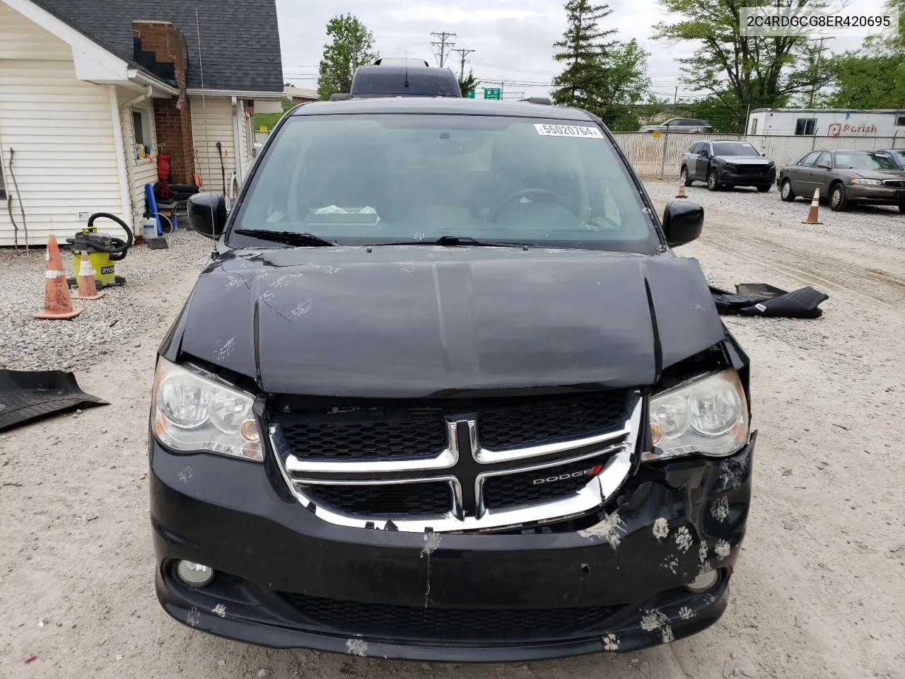 2C4RDGCG8ER420695 2014 Dodge Grand Caravan Sxt