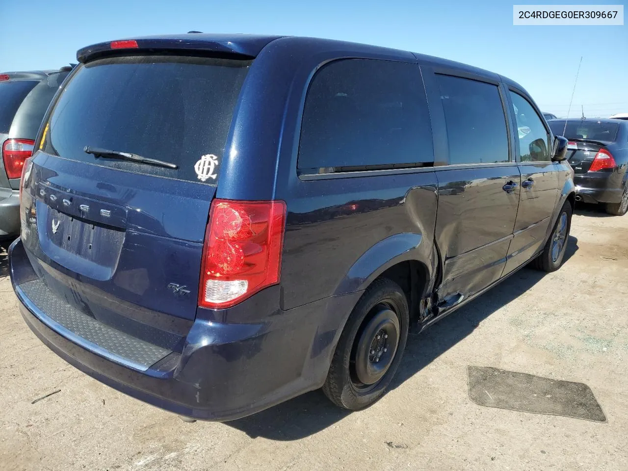 2C4RDGEG0ER309667 2014 Dodge Grand Caravan R/T