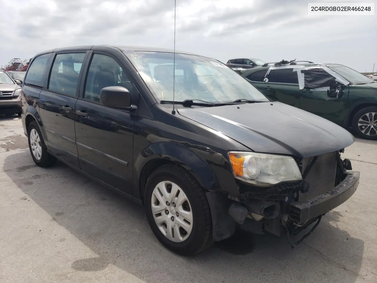 2014 Dodge Grand Caravan Se VIN: 2C4RDGBG2ER466248 Lot: 58419854