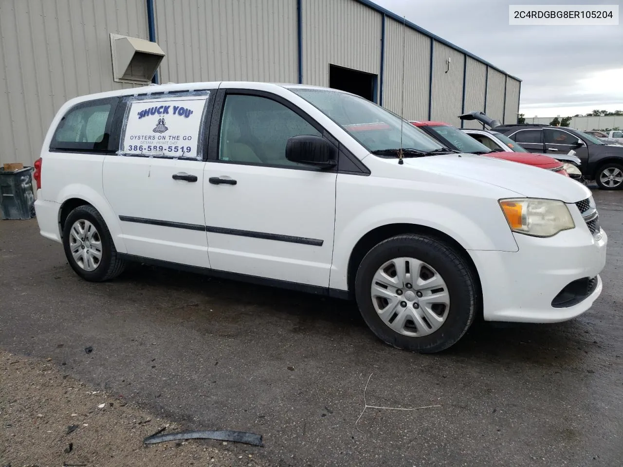 2014 Dodge Grand Caravan Se VIN: 2C4RDGBG8ER105204 Lot: 58745354