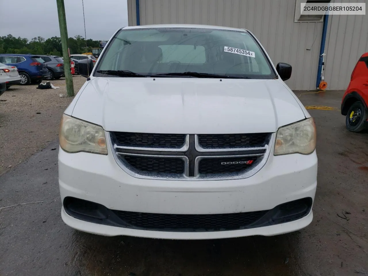 2014 Dodge Grand Caravan Se VIN: 2C4RDGBG8ER105204 Lot: 58745354