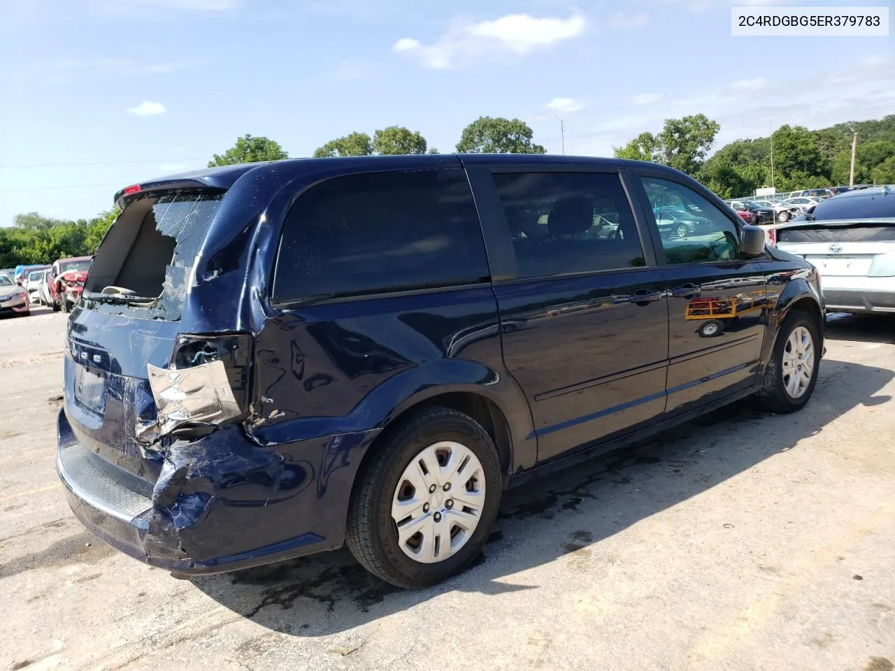 2014 Dodge Grand Caravan Se VIN: 2C4RDGBG5ER379783 Lot: 60398234