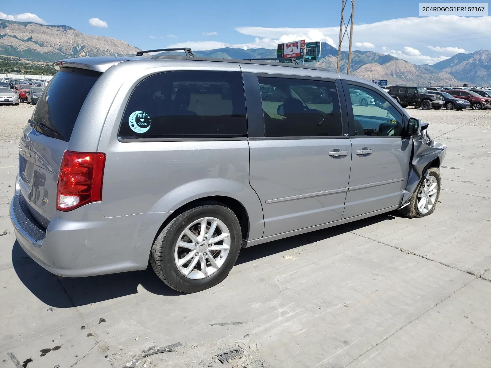 2C4RDGCG1ER152167 2014 Dodge Grand Caravan Sxt