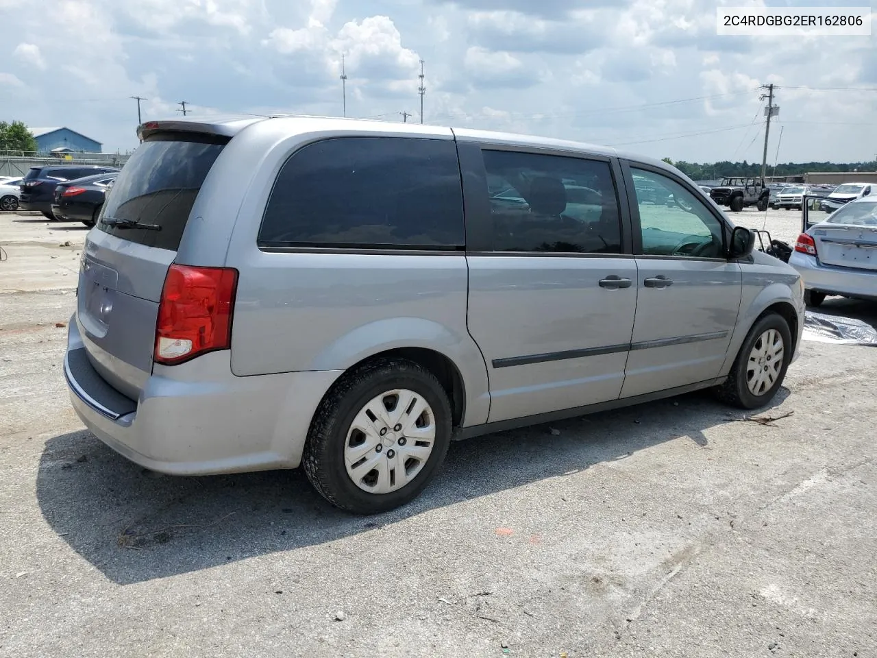 2C4RDGBG2ER162806 2014 Dodge Grand Caravan Se