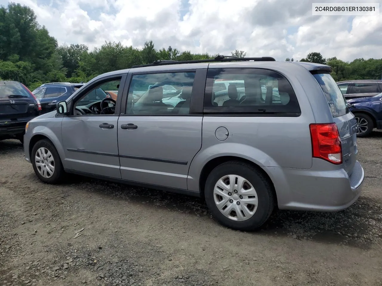 2014 Dodge Grand Caravan Se VIN: 2C4RDGBG1ER130381 Lot: 62496444