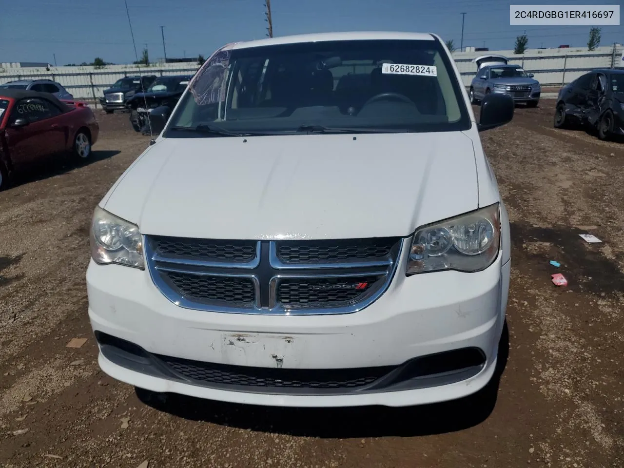 2C4RDGBG1ER416697 2014 Dodge Grand Caravan Se